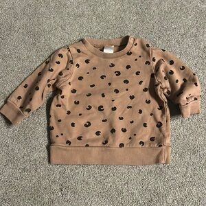 H&M unisex leopard sweatshirt